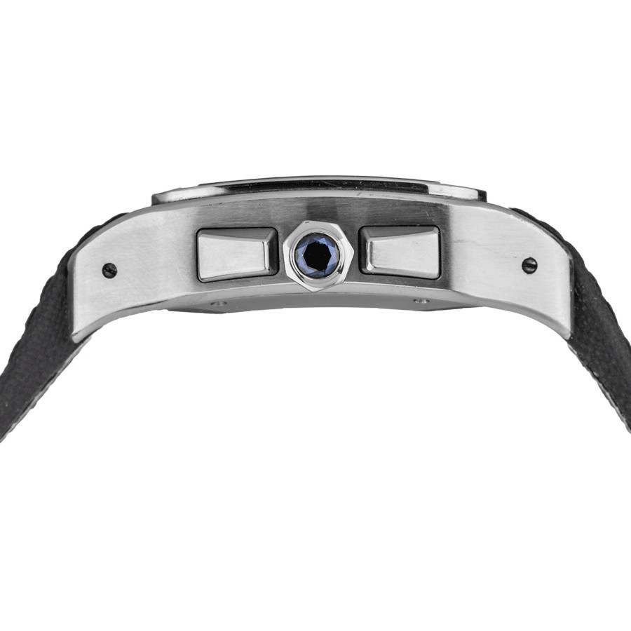 Montre Cartier automatique chrono cadran blanc 