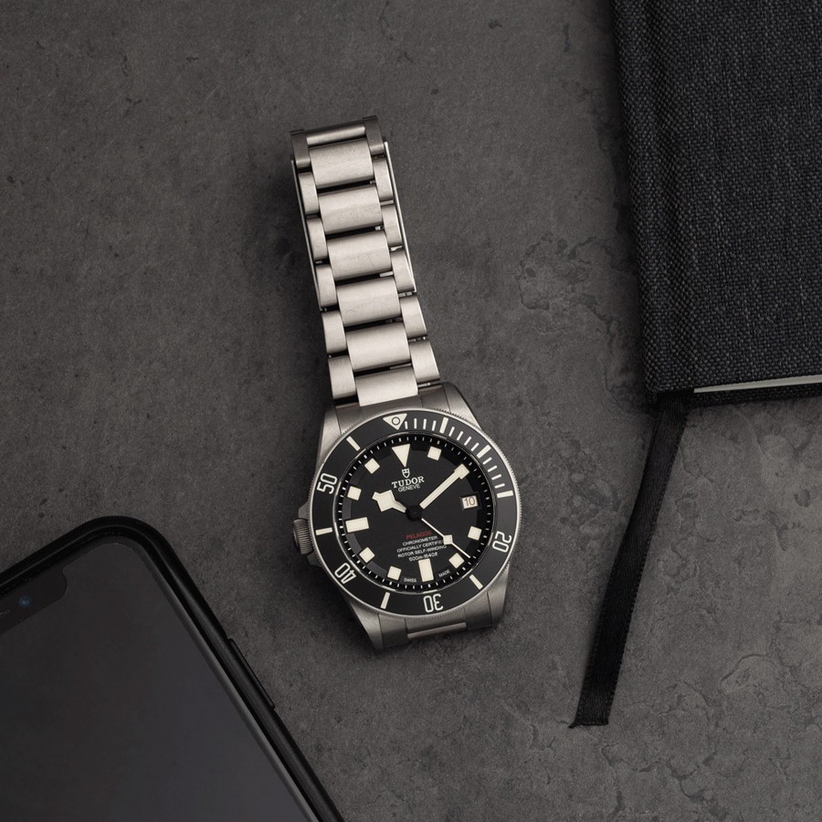 Montre Tudor Pelagos automatique cadran noir bracelet acier M25610TNL-0001OCC