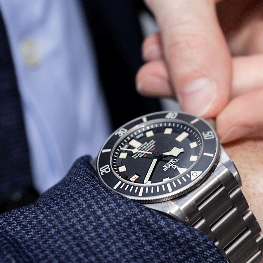 Montre Tudor Pelagos automatique cadran noir bracelet acier M25610TNL-0001OCC