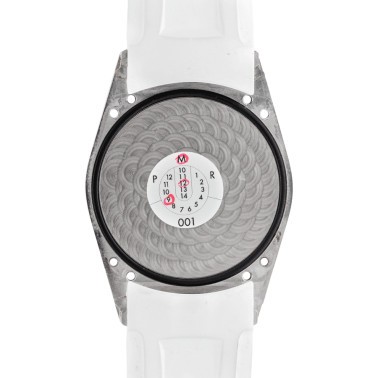 Montre Chanel J12 automatique cadran blanc bracelet caoutchouc blanc