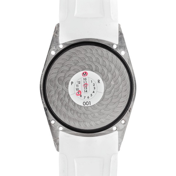 Montre Chanel J12 automatique cadran blanc bracelet caoutchouc blanc