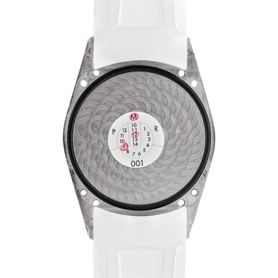Montre Chanel J12 automatique cadran blanc bracelet caoutchouc blanc
