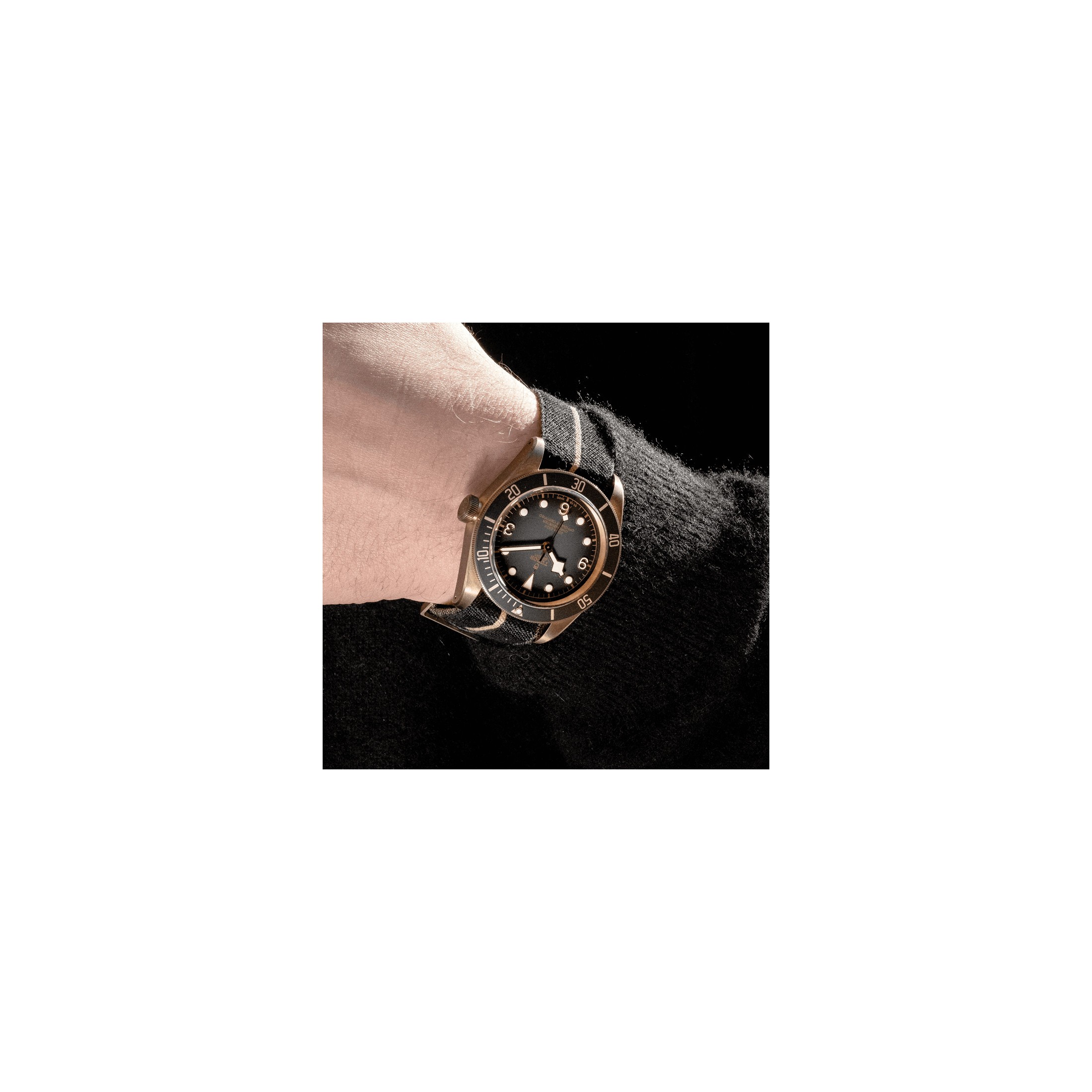 Tudor Black Bay Bronze automatic watch 43 mm M79250BA-0002 Lepage