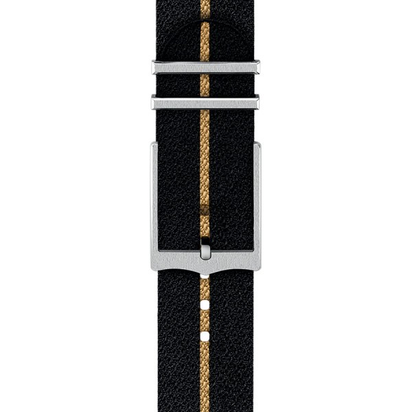 Montre Tudor Black Bay Fifty-Eight automatique cadran noir bracelet tissu noir et beige 39 mm M79030N-0003