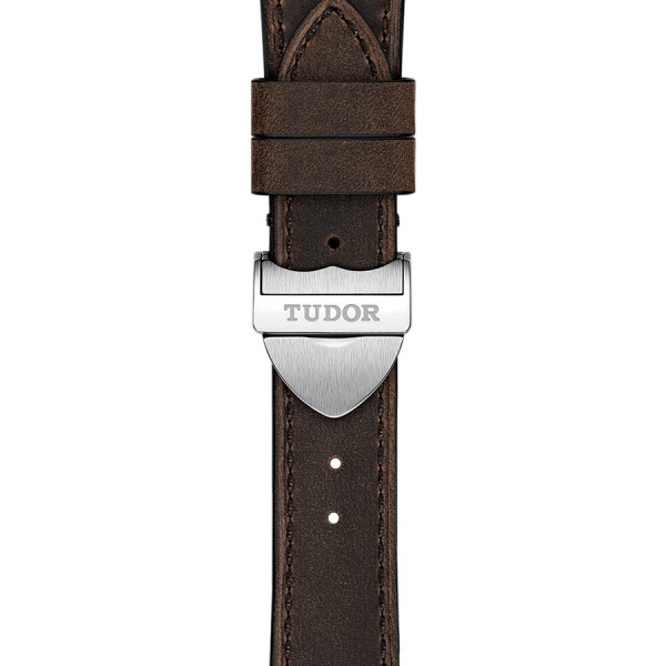 Tudor Black Bay Fifty-Eight automatic watch black dial brown leather strap 39 mm M79030N-0002