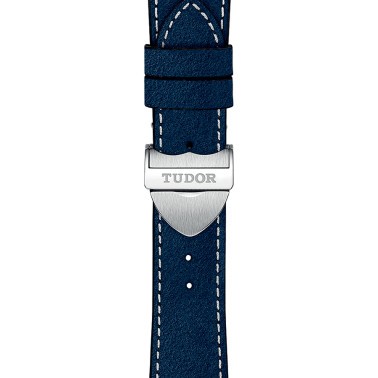 Montre Tudor Black Bay Fifty-Eight automatique cadran bleu bracelet cuir bleu 39 mm M79030B-0002