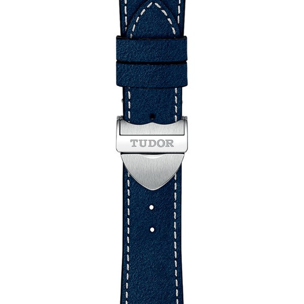 Montre Tudor Black Bay Fifty-Eight automatique cadran bleu bracelet cuir bleu 39 mm M79030B-0002