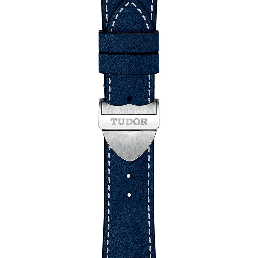 Montre Tudor Black Bay Fifty-Eight automatique cadran bleu bracelet cuir bleu 39 mm M79030B-0002