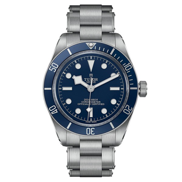 Montre Tudor Black Bay Fifty-Eight automatique cadran bleu bracelet acier 39 mm M79030B-0001