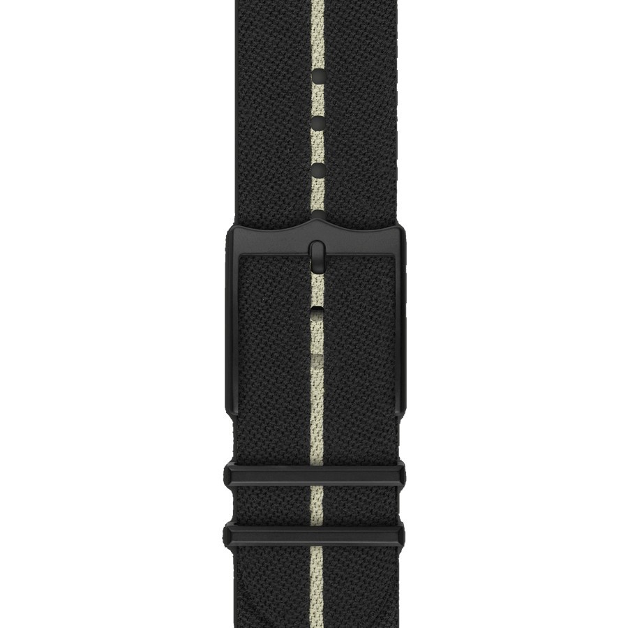 Montre Tudor Black Bay Ceramic automatique cadran noir bracelet cuir et caoutchouc noir 41 mm M79210CNU-0001