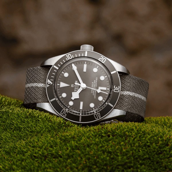 Montre Tudor Black Bay Fifty-Eight 925 automatique cadran taupe bracelet tissu taupe 39 mm M79010SG-0002