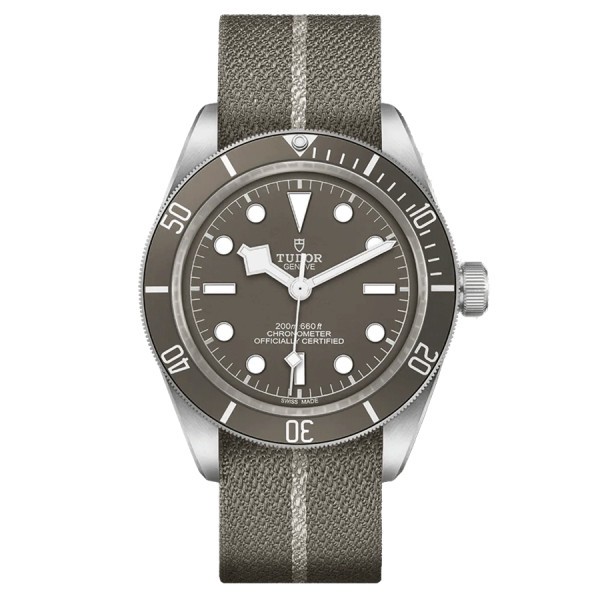 Tudor Black Bay Fifty-Eight 925 automatic watch taupe dial taupe fabric strap 39 mm M79010SG-0002