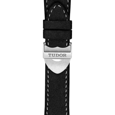 Tudor Black Bay Chrono automatic watch black dial black leather strap 41 mm M79360N-0005