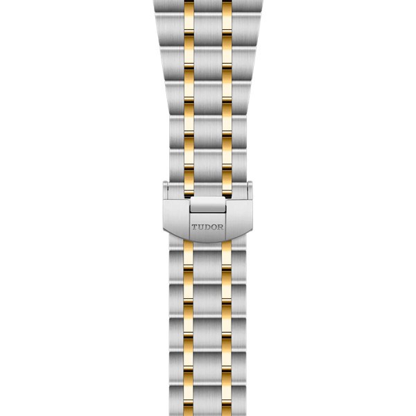 Tudor Royal automatic watch yellow gold bezel black dial steel and yellow gold bracelet 41 mm M28603-0003