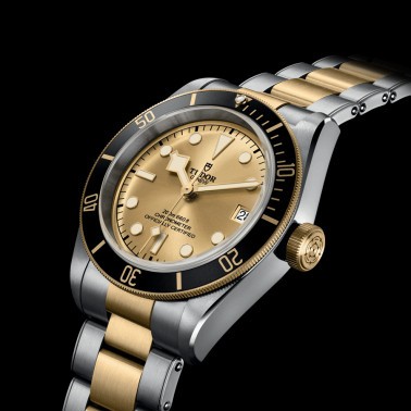 Tudor Black Bay S&G automatic watch champagne dial steel and yellow gold bracelet 41 mm M79733N-0004