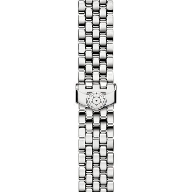 Tudor Clair de Rose automatic watch with diamond markers and Roman numerals opaline dial steel bracelet 30 mm M35500-0004