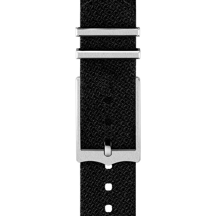 Montre Tudor Black Bay Chrono S&G automatique lunette et poussoirs or jaune cadran noir bracelet tissu noir 41 mm M79363N-0003