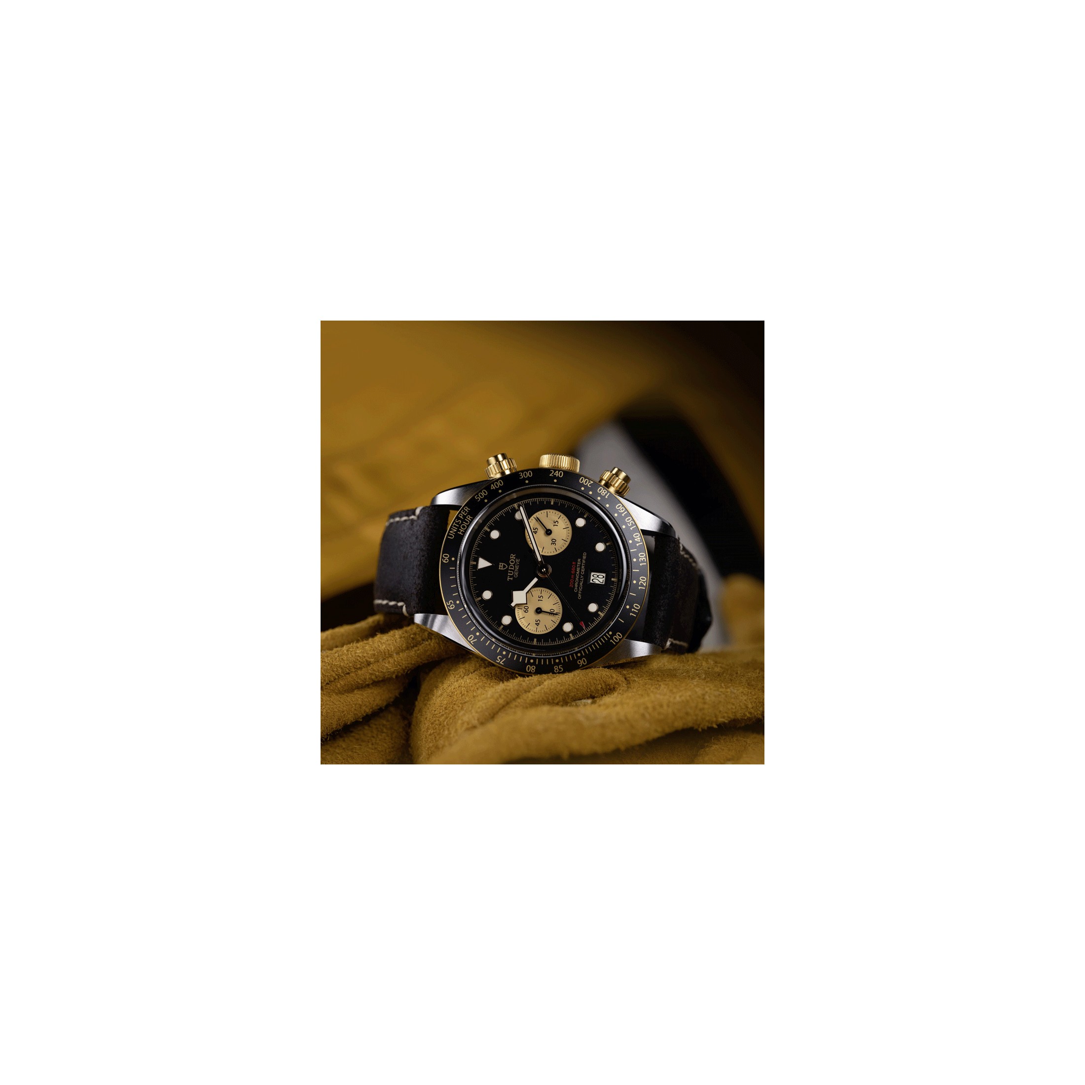 Leather Strap Tudor Chrono Black Bay S&g Tudor Black Bay