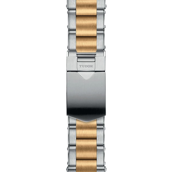 Montre Tudor Black Bay S&G automatique cadran noir bracelet acier et or jaune 41 mm M79733N-0008