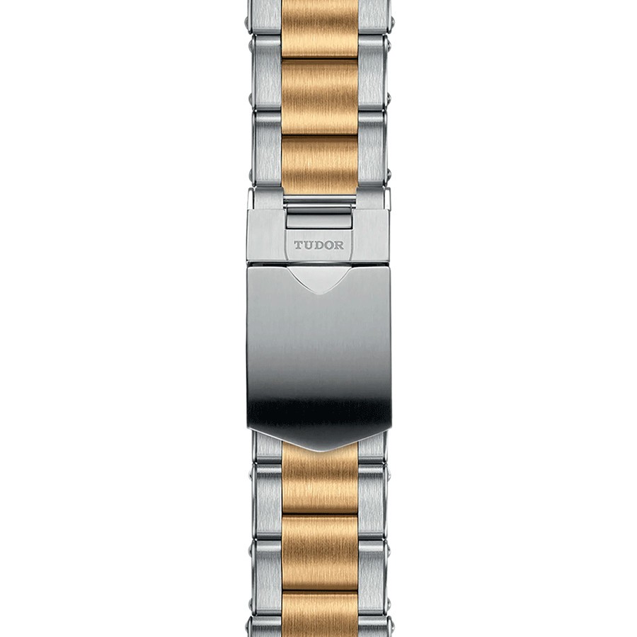 Montre Tudor Black Bay S&G automatique cadran noir bracelet acier et or jaune 41 mm M79733N-0008