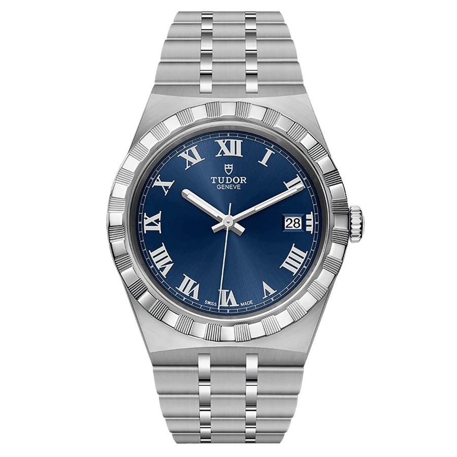 Montre Tudor Royal automatique cadran bleu bracelet acier 38 mm M28500-0005