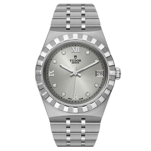 Tudor Royal automatic watch silver dial steel bracelet 34 mm M28400-0002