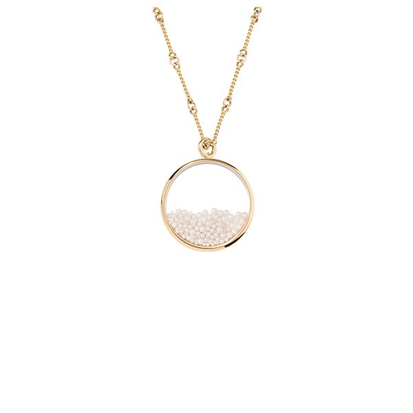 Pendentif Aurélie Bidermann Chivor Grand Modèle en or jaune et perles - CHISA01PE