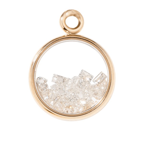 Pendentif Aurélie Bidermann Chivor Petit Modèle en or jaune et diamants