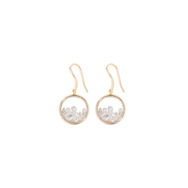 Boucles d'oreilles Aurélie Bidermann Chivor en or jaune et diamants - CHIBO01DI