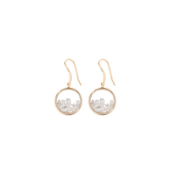 Boucles d'oreilles Aurélie Bidermann Chivor en or jaune et diamants - CHIBO01DI