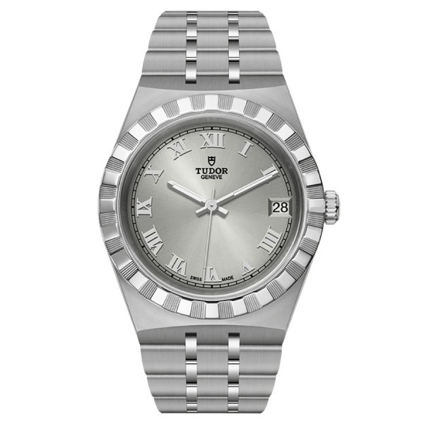Tudor Royal automatic watch silver dial steel bracelet 34 mm M28400-0001
