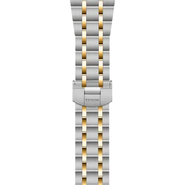 Montre Tudor Royal automatique cadran argenté bracelet acier et or jaune 38 mm M28503-0001