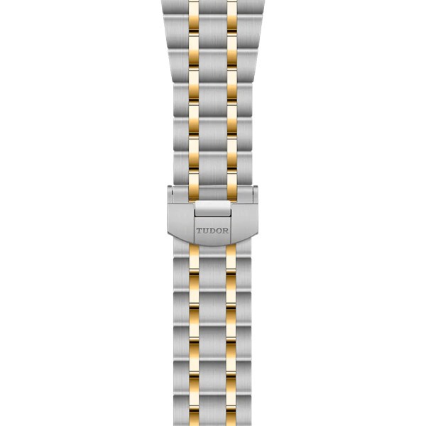 Montre Tudor Royal automatique cadran argenté bracelet acier et or jaune 38 mm M28503-0001