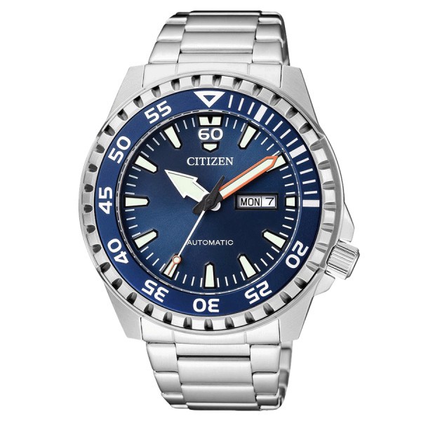 Citizen Sports automatic watch blue dial steel bracelet 46,2 mm NH8389-88LE