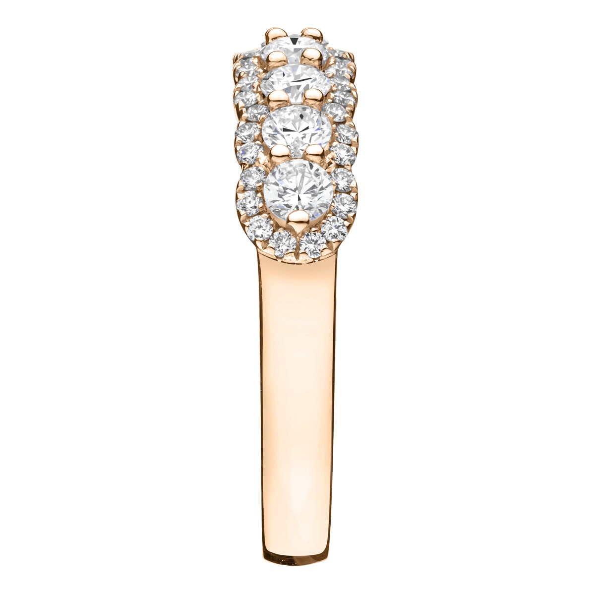 Alliance Lepage Duchesse en or rose et diamants LEA20DR