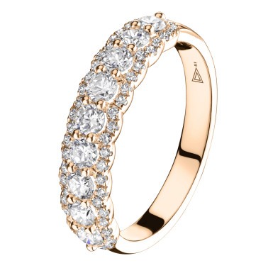 Alliance Lepage Duchesse en or rose et diamants LEA20DR