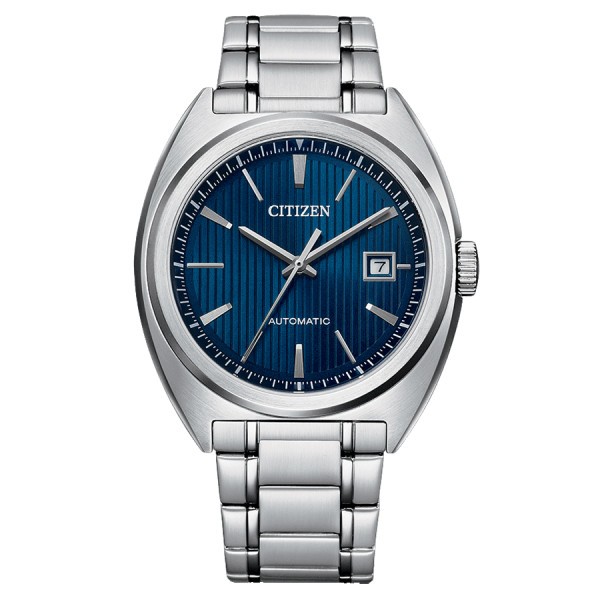 Citizen Vintage automatic watch blue dial steel bracelet 42 mm NJ0100-71L