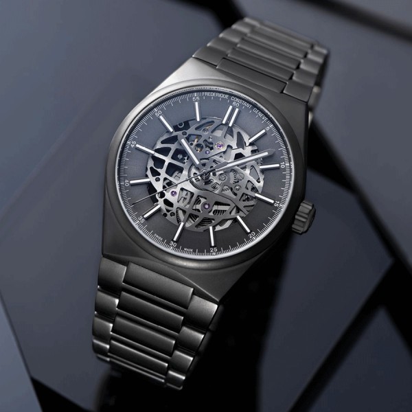 Frédérique Constant Highlife Automatic Skeleton Watch Limited Edition 888 pieces steel bracelet PVD titanium 41 mm