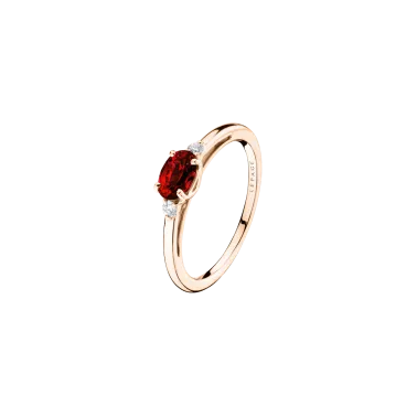 Bague Lepage Juliette en or rose, rubis et diamants LEB5RR