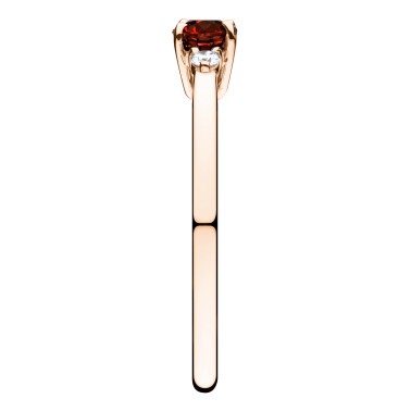 Bague Lepage Juliette en or rose, rubis et diamants LEB5RR