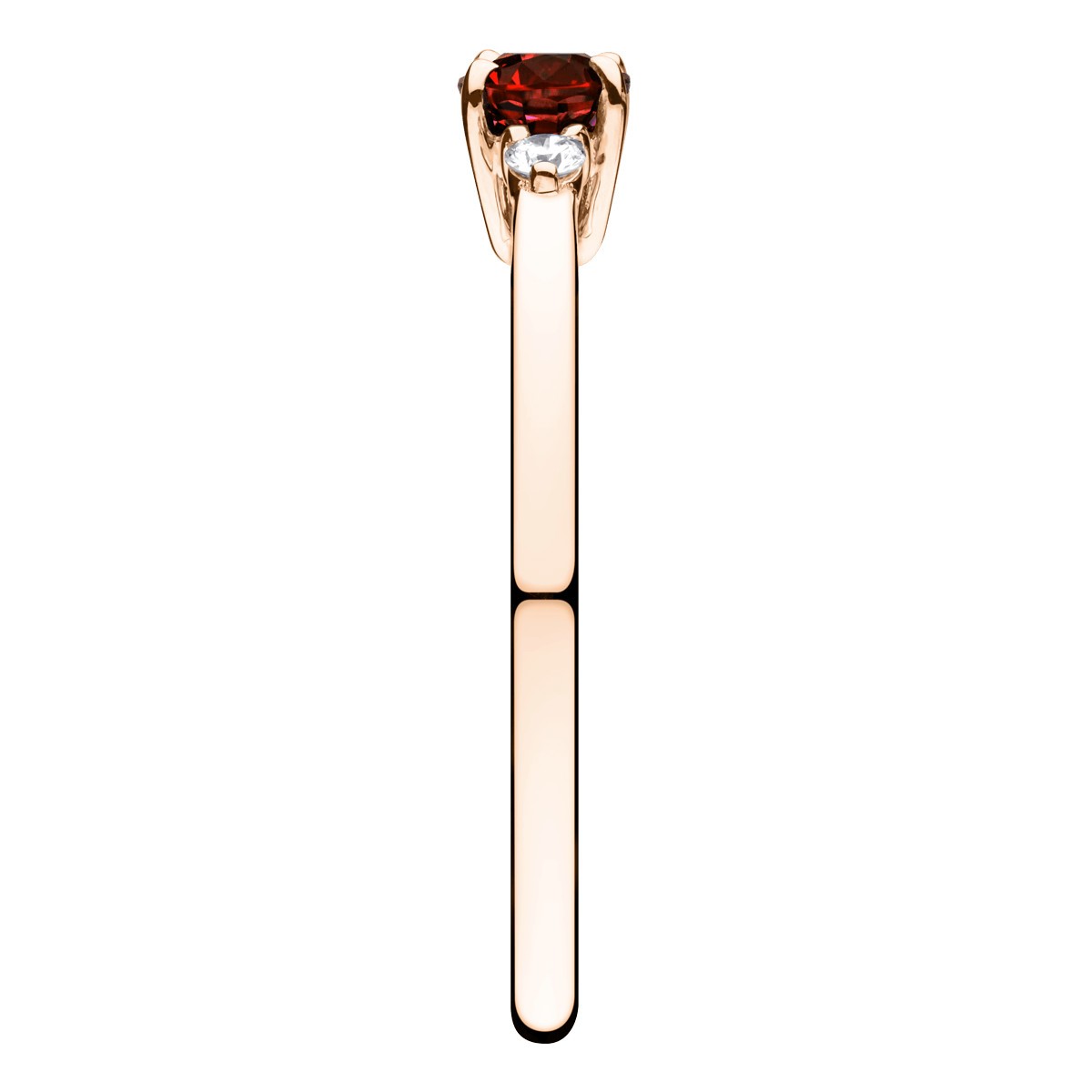 Bague Lepage Juliette en or rose, rubis et diamants LEB5RR