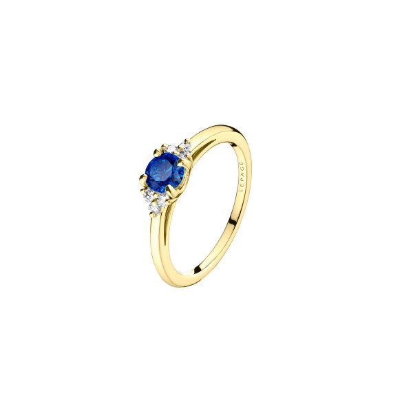 Ring Lepage Héloïse yellow gold and saphirre