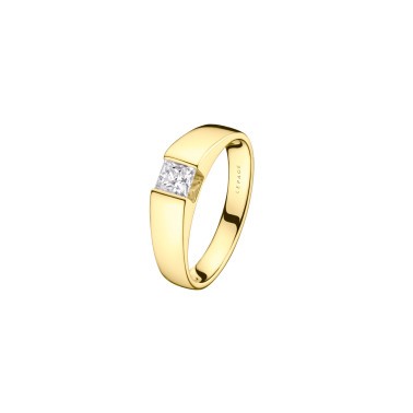 Solitaire Lepage Belle Audacieuse or jaune et diamant LES5D4X4CJ
