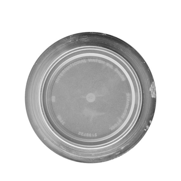 Montre IWC Ingenieur automatique cadran blanc bracelet cuir noir 45 mm