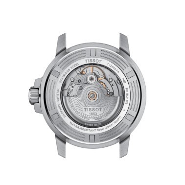 Montre Tissot Seastar 1000 Powermatic 80 cadran gris bracelet acier 43 mm T120.407.11.081.01