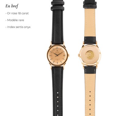 Omega Constellation watch in pink gold automatic winding 1961 Ref. 14393 35 mm