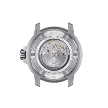 Montre Tissot Seastar 2000 Professional Powermatic 80 cadran bleu clair bracelet acier 46 mm T120.607.11.041.00