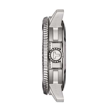 Tissot T-Sport Seastar 1000 watch Powermatic 80 green dial steel bracelet 43 mm