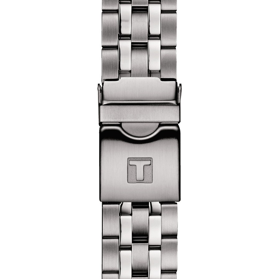 Tissot T-Sport Seastar 1000 watch Powermatic 80 green dial steel bracelet 43 mm