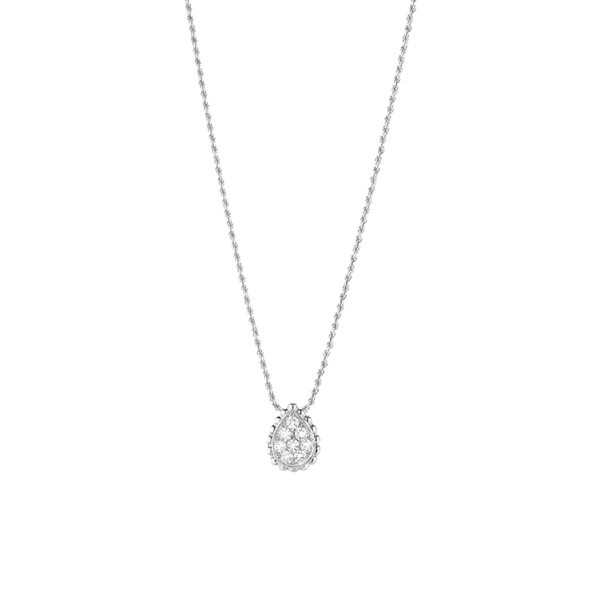 Collier Boucheron Serpent Bohème XS en or blanc et diamants JPN00612